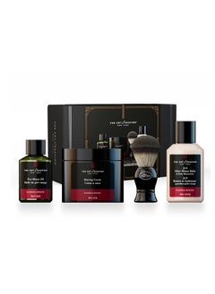THE ART of SHAVING The Art of Shaving Shaving Kit for Men - The Perfect Gift for The Perfect Shave with Shaving Cream, Shaving Brush, After Shave Balm, & Pre Shave Oil  - Image 1