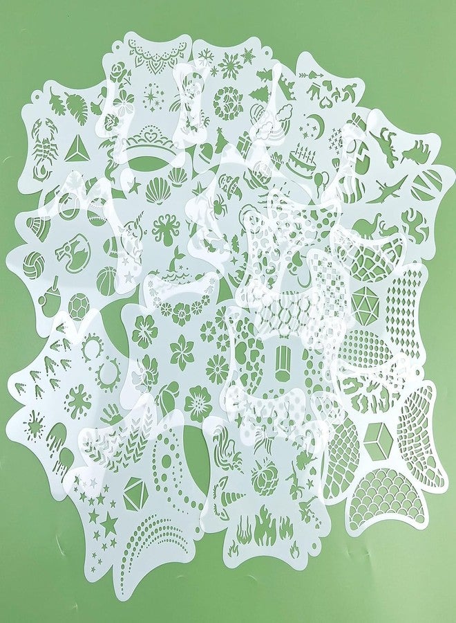 DEVASYA CRAFTS 16 Pcs Halloween Stencils - Image 4