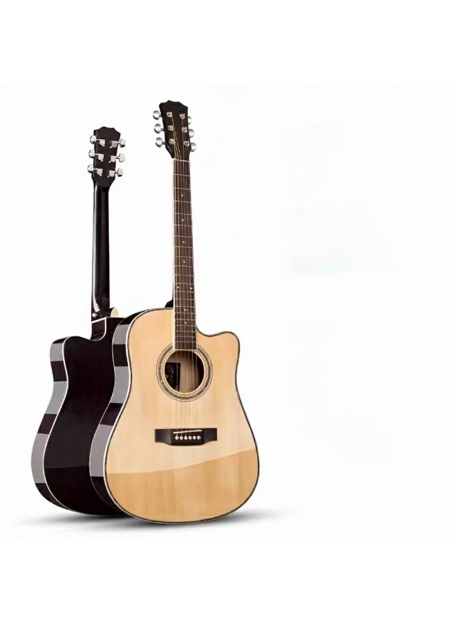 Megarya 40/41 Inch  Acoustic Guitar - Spruce Veneer Acoustic Guitar.(Natural) - Image 1