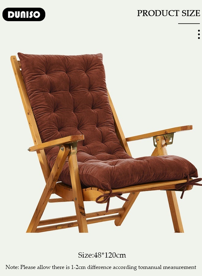 DUNISO وسائد استرخاء، وسادة كرسي هزاز مع أربطة، وسادة كرسي من الخيزران، وسائد قطنية فاخرة من بولي بروبيلين غير قابلة للانزلاق مجموعة علوية وسفلية، غطاء سرير سميك محمول للحديقة والشرفة للسفر والعطلات - Image 4