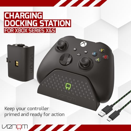 Venom Charging Dock with Rechargeable Battery Pack Black Xbox Series X SXbox One - Image 3