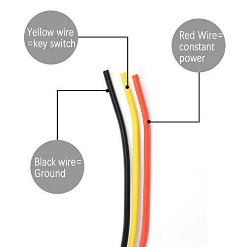 VKVXCLON Pulse Power Plug Pigtail Connector Compatible with 2018 2019 2020 2021 2022 2023 2024 Polaris Ranger XP 1000/ RZR/Pro RS1 General Pulse Bus Bar Harness Pigtail Connector 6Pcs (Black Yellow Red) - Image 3