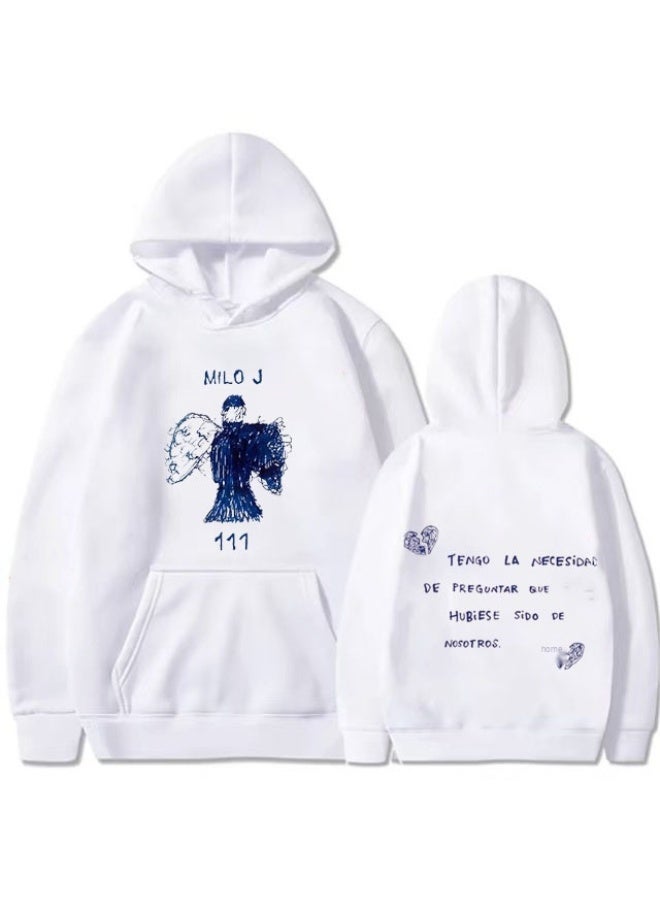 NIBEMINENT Milo J Hooded Sweatshirt - Unisex Loose Fit Polyester Pullover for Sports and Leisure - Image 1