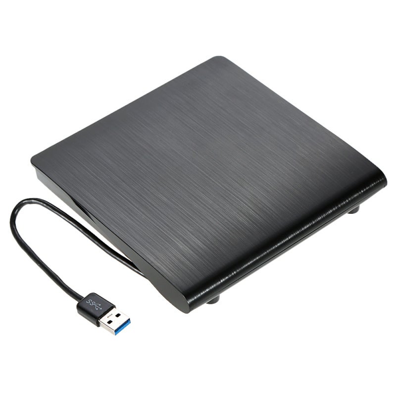 Ultra Slim Portable USB 3.0 SATA 9.5mm External Optical Disk Drive Case Box for PC Laptop Notebook - Image 2