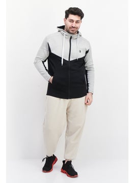 Nordland Men Sportswear Fit Long Sleeve Outdoor Hoodie, Light Grey  - Image 4