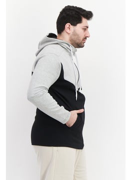 Nordland Men Sportswear Fit Long Sleeve Outdoor Hoodie, Light Grey  - Image 3