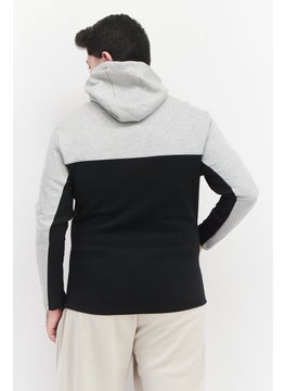 Nordland Men Sportswear Fit Long Sleeve Outdoor Hoodie, Light Grey  - Image 2