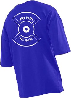 Men's Oversize T-shirt - No Pain No Gain Printed for exercise, gym and bodybuilding 4 - pzsku/Z6B33D5FF8AB9AF4CC985Z/45/_/1692460794/c6227d1f-0d78-4159-95cc-e8f765e8d582