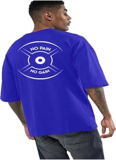 Men's Oversize T-shirt - No Pain No Gain Printed for exercise, gym and bodybuilding 4 - pzsku/Z6B33D5FF8AB9AF4CC985Z/45/_/1692460795/a0cbbc02-3e43-45ae-82cc-aa2e8e5c993e