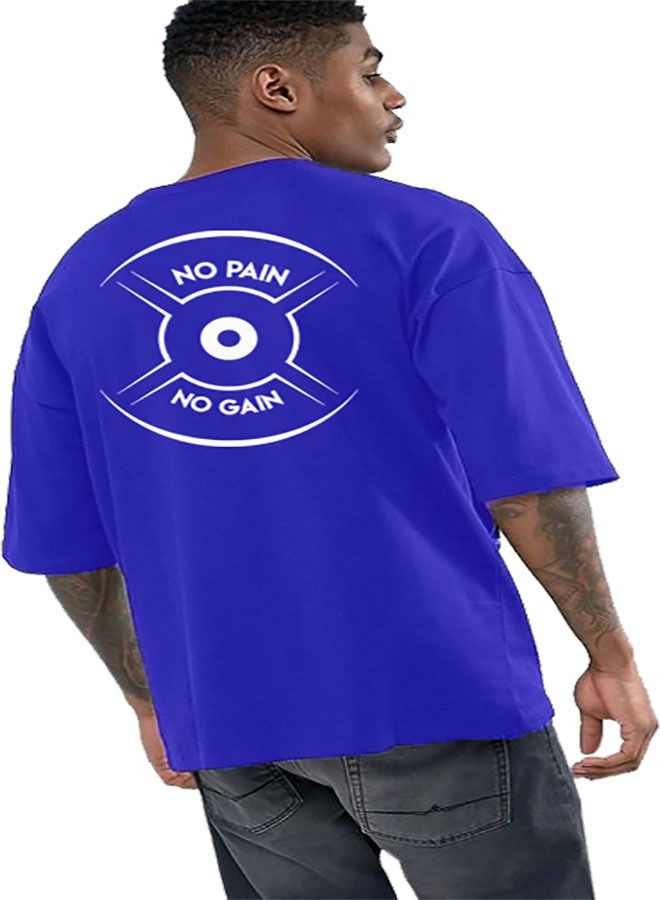 Genérico Men's Oversize T-shirt - No Pain No Gain Printed for exercise, gym and bodybuilding 4 - Image 3