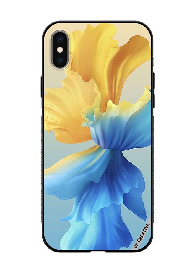 VR CREATIVE Protective Case Cover For Apple iPhone XS Max Flower Design Multicolour - Image 1