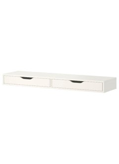 Generic Shelf With Drawers, White, 119X29 Cm 