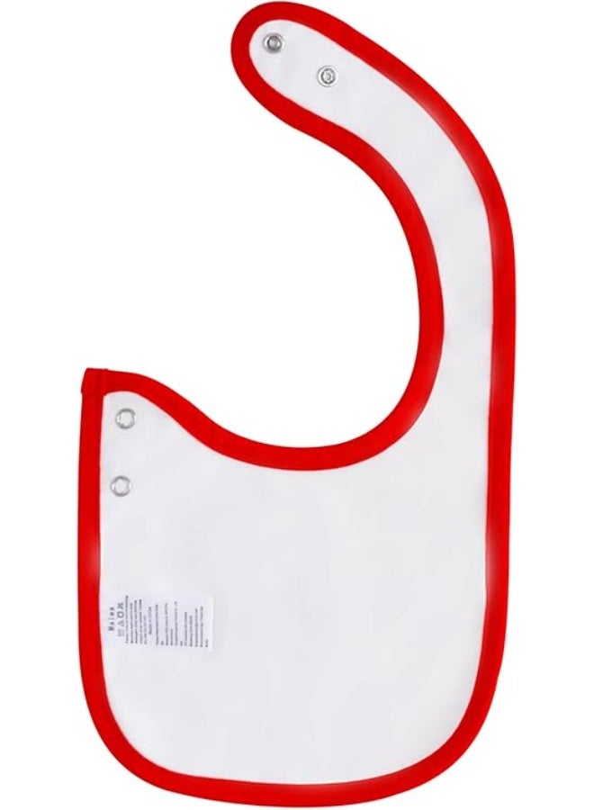 Maiwaput Maiwa 6 Pack Waterproof Cotton Baby Bibs for Girls Boys for Drooling Eating with Snaps Multi0603 - Image 2