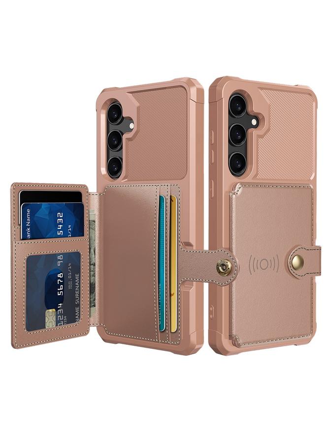 S-TOP Case For Samsung Galaxy A55 5G Magnetic Wallet Card Bag Leather Phone Case - Image 1