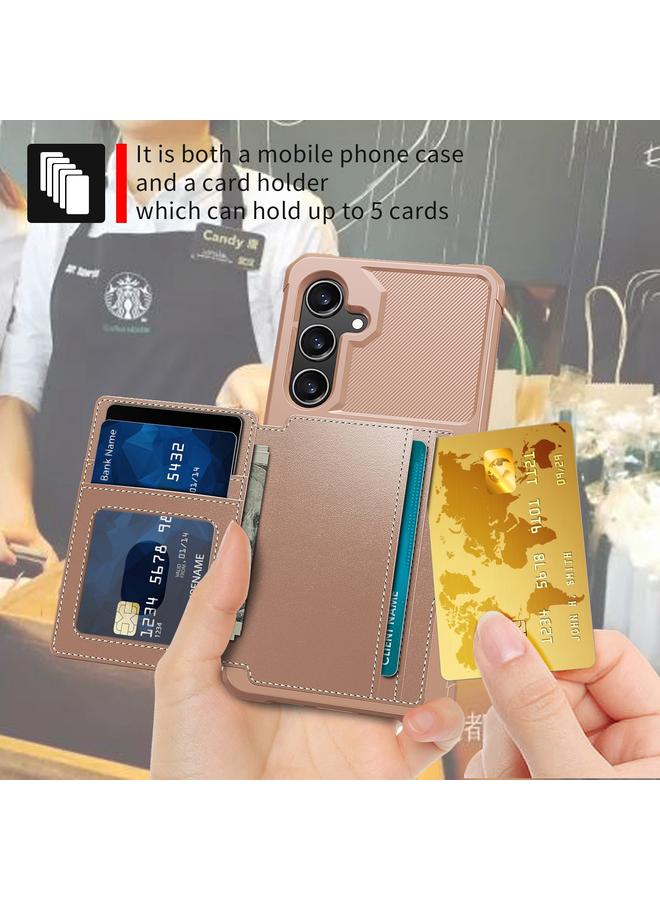 S-TOP Case For Samsung Galaxy A55 5G Magnetic Wallet Card Bag Leather Phone Case - Image 5