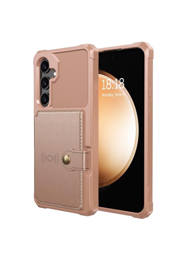 S-TOP Case For Samsung Galaxy A55 5G Magnetic Wallet Card Bag Leather Phone Case - Image 2