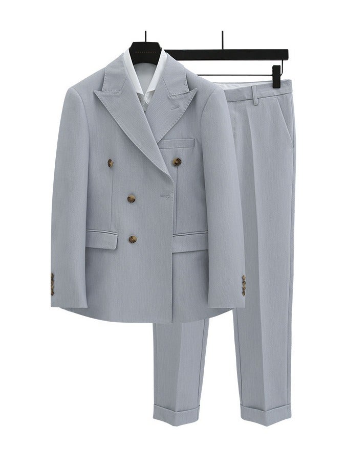 KUYING New Fashion Double Breasted Suit Set  - Image 1