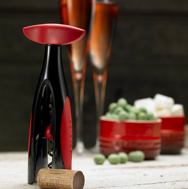 Le Creuset Le Creuset Wine Accessories GS 200 Table Model Corkscrew Gift Set Black  - Image 3