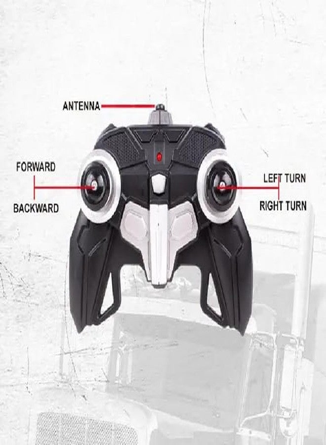 NVF لعبة شاحنة سباق NVF تعمل بالتحكم عن بعد - شاحنة نقل حاويات كبيرة مع وحدة تحكم، بمقياس 1:16، باللونين الأسود والأحمر، سيارة تحكم عن بعد قابلة لإعادة الشحن للأطفال، سرعة عالية، مزودة بإضاءة LED، هدية مثالية للأولاد - Image 2