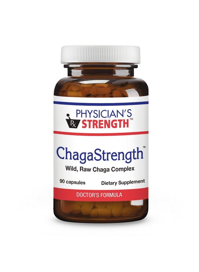 Physician's Strength ChagaStrength - 90 Capsules - Wild, Raw Chaga Complex - Immune & Physical Support - Non-GMO - 90 Servings - Image 1