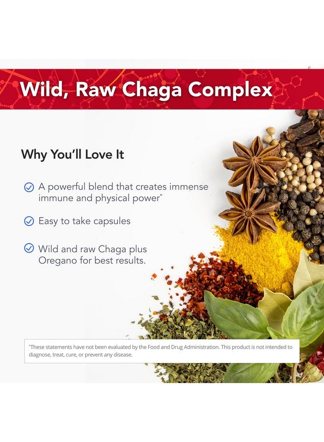 Physician's Strength ChagaStrength - 90 Capsules - Wild, Raw Chaga Complex - Immune & Physical Support - Non-GMO - 90 Servings - Image 3