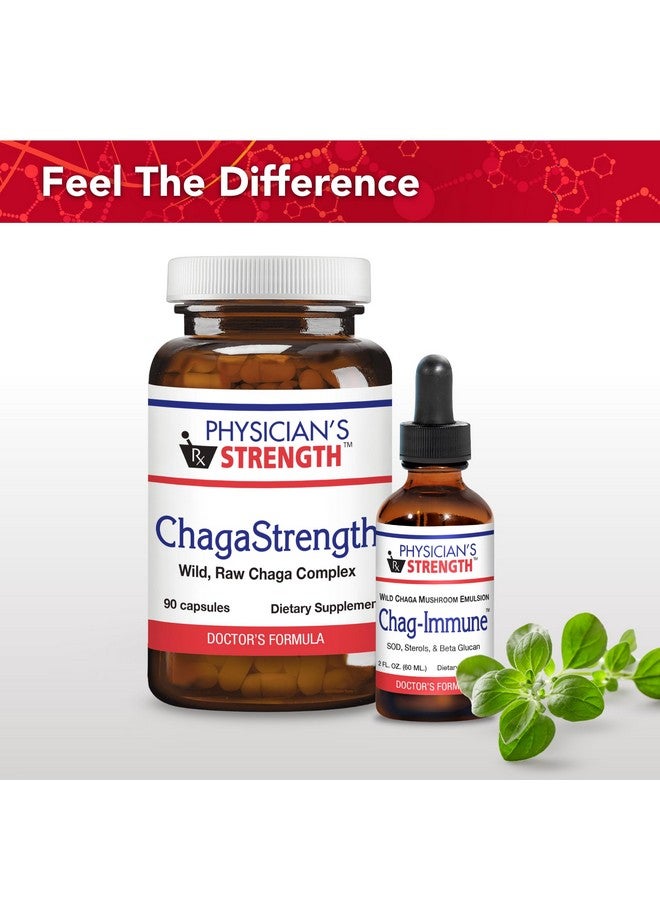 Physician's Strength ChagaStrength - 90 Capsules - Wild, Raw Chaga Complex - Immune & Physical Support - Non-GMO - 90 Servings - Image 5