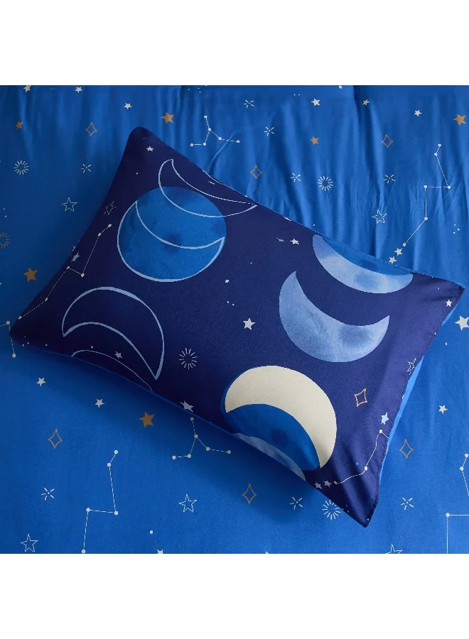 Home Box Tom Slumber 2-Piece Galactic Twin Microfibre Comforter Set - 160x220 cm