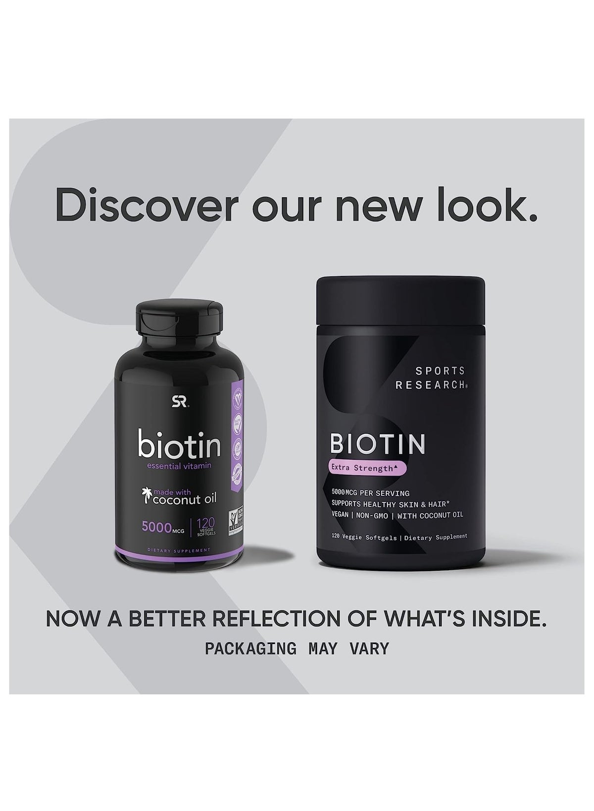 Sports Research Biotin Veggie Softgels 5000mcg 120'S