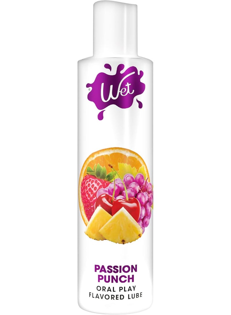 Wet Passion Punch Premium Flavored Edible Lube for Men, Women and Couples | Long-Lasting, Sugar Free, 3 fl oz - Image 1