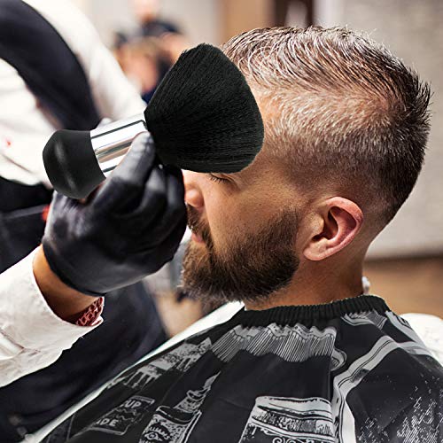 FEBSNOW Professional Hair Cutting Cape with Neck Duster Brush, Salon Barber Cape, Hair Cutting Accessories (Floral Print) - Image 5