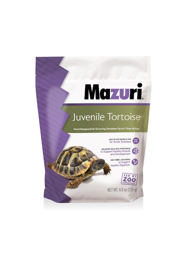 Mazuri Mazuri | Juvenile Tortoise Food for Baby Tortoises | 8 Ounce (8 oz) Bag  - Image 1