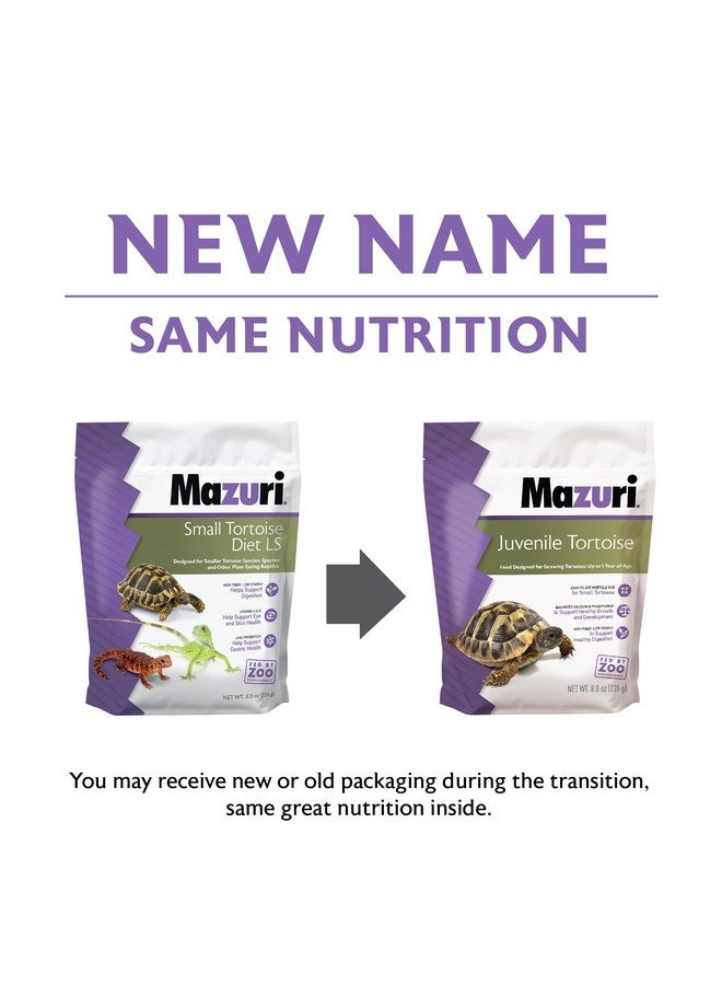 Mazuri Mazuri | Juvenile Tortoise Food for Baby Tortoises | 8 Ounce (8 oz) Bag  - Image 2