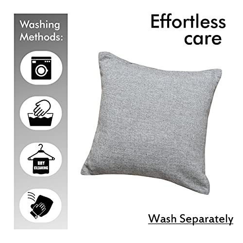 Yellow Weaves Jute Texture Cushion Covers, 16 X 16 Inches, Multicolour, Set of 5,-250 TC - Image 5
