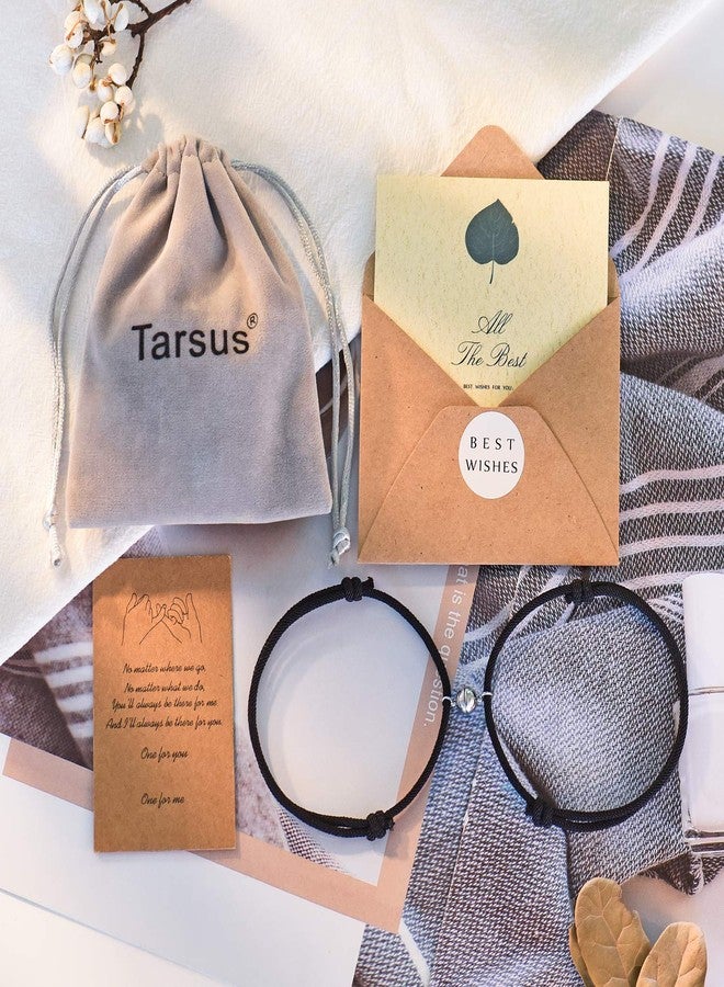 Tarsus هدايا عيد الحب من تارسوس للرجال، أساور للأزواج، أساور متطابقة تعبر عن الإعجاب المتبادل، هدايا للأزواج من الحبيبين، للرجال والنساء - Image 5