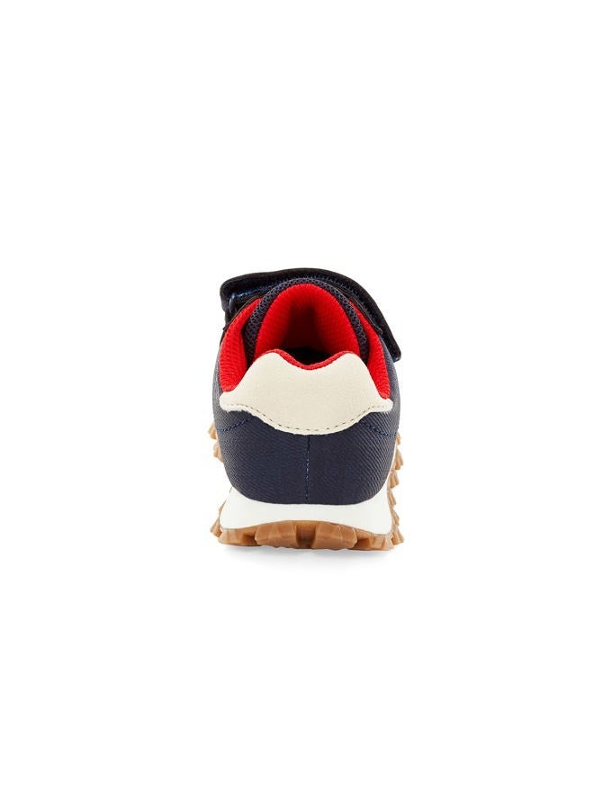 Simple Joys by Carter's Kids Bailey Athletic Sneaker Running Shoe, Navy, Numeric_8 US Unisex Toddler - Image 3