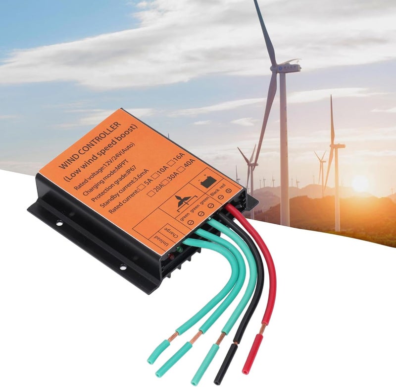 12V 24V Wind Turbine Controller 300W - 1000W MPPT PWM Boost Charge Controller, 16A Wind Power Regulator with Auto Battery Detection and Multi - Protection for Home Off - Grid Syste - Image 5