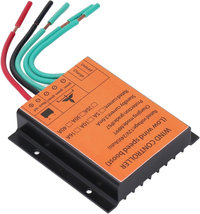 12V 24V Wind Turbine Controller 300W - 1000W MPPT PWM Boost Charge Controller, 16A Wind Power Regulator with Auto Battery Detection and Multi - Protection for Home Off - Grid Syste - Image 3