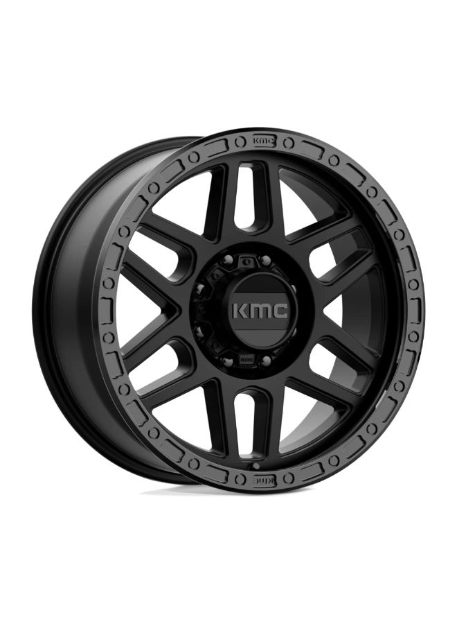 KMC KM544 MESA 17X9 8X165 ET18 CB125.5 SBK/GLOSS BLACK LIP - Image 1