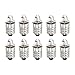 MECCANIXITY MECCANIXITY E10 Screw Base Miniature Bulbs DC 3V Warm Yellow Light Mini Lamps Torch Headlight with Storage Box, 1 - Image 2