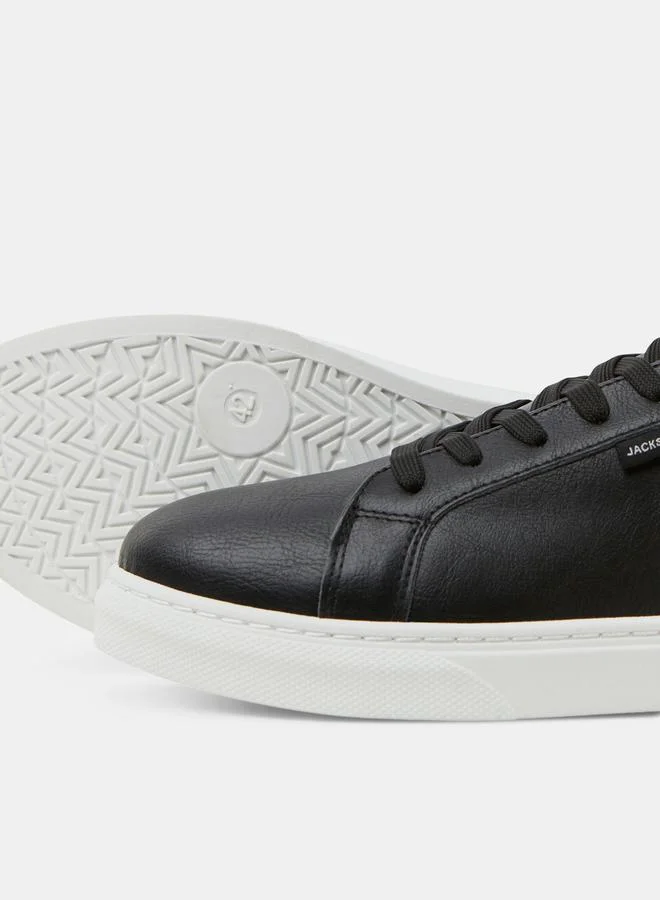 JACK & JONES Faux Leather Coated Trainer
