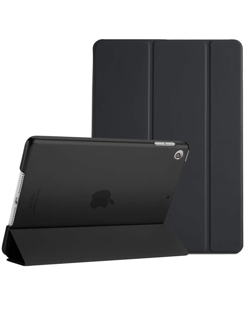 Raxoom iPad 10.2 Case - Compatible with iPad 9th Generation 2021, iPad 8th Generation 2020, iPad 7th Generation 2019 - Slim Hard Back Shell Protective Smart Cover (Black) - Image 1