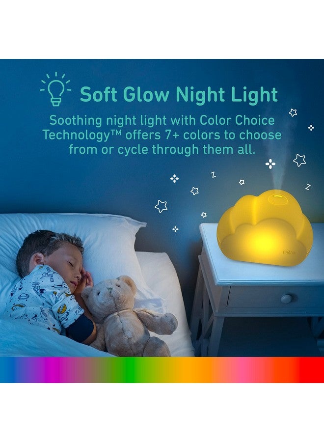Pure Enrichment Pure Enrichment PureBaby Cloud Ultrasonic Cool Mist Humidifier - Quiet Variable Mist for up to 24 Hrs, Color Night Light, BPA-Free, Ideal for Baby  - Image 3