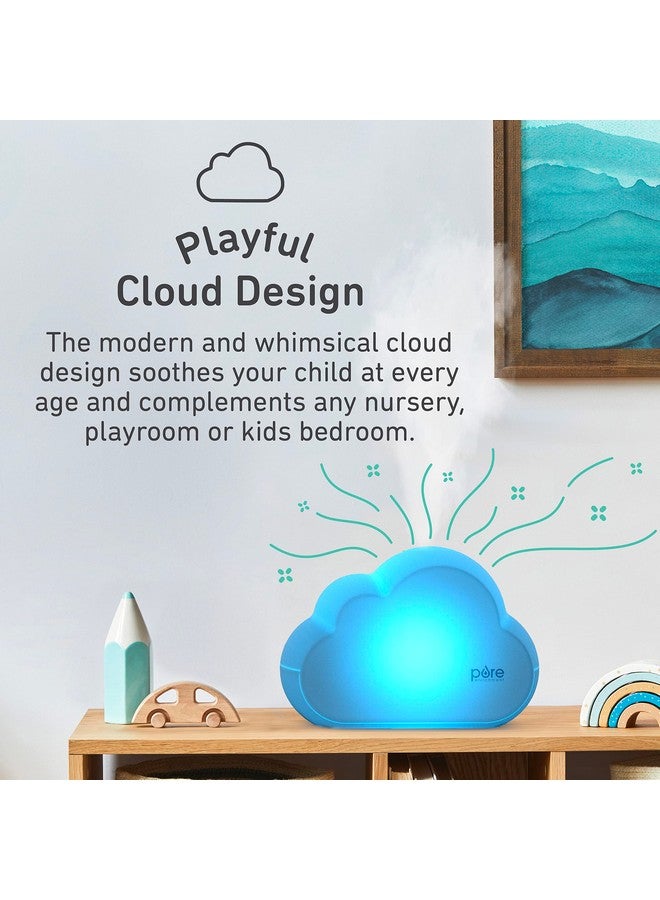 Pure Enrichment Pure Enrichment PureBaby Cloud Ultrasonic Cool Mist Humidifier - Quiet Variable Mist for up to 24 Hrs, Color Night Light, BPA-Free, Ideal for Baby  - Image 5