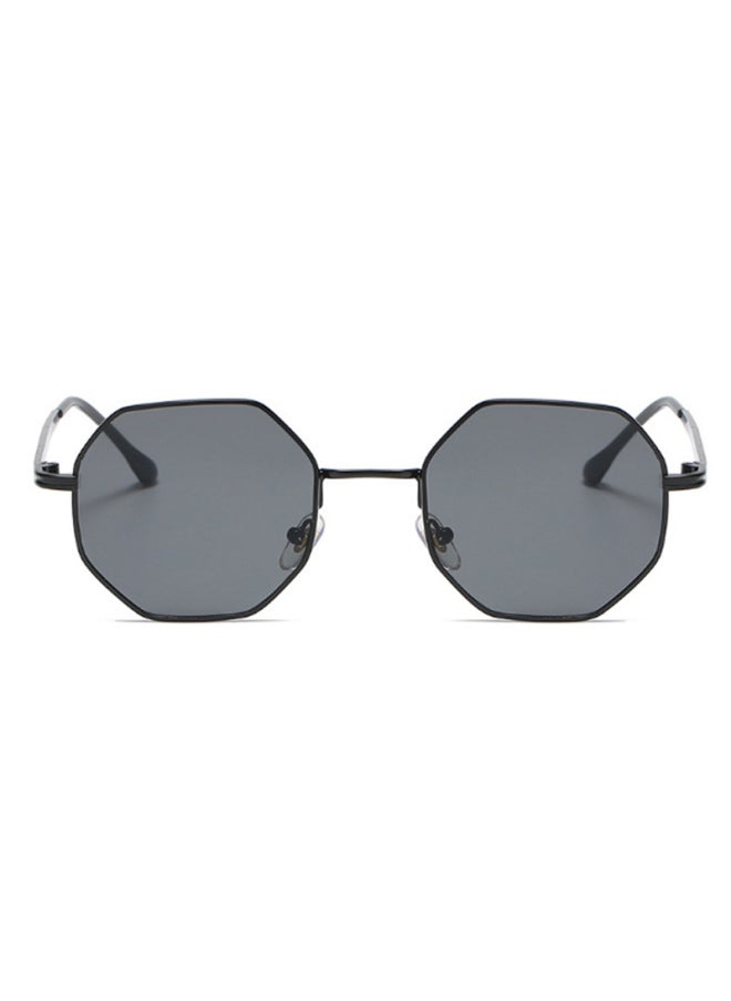 Generic - Luxury Square Sunglasses Man Woman Fashion Small Frame Polygon Sun Glasses Metal Vintage Retro Brand Octagon Gafas De Sol-Lenses Color:Gold Dark Green-Frame Color:other - Image 1