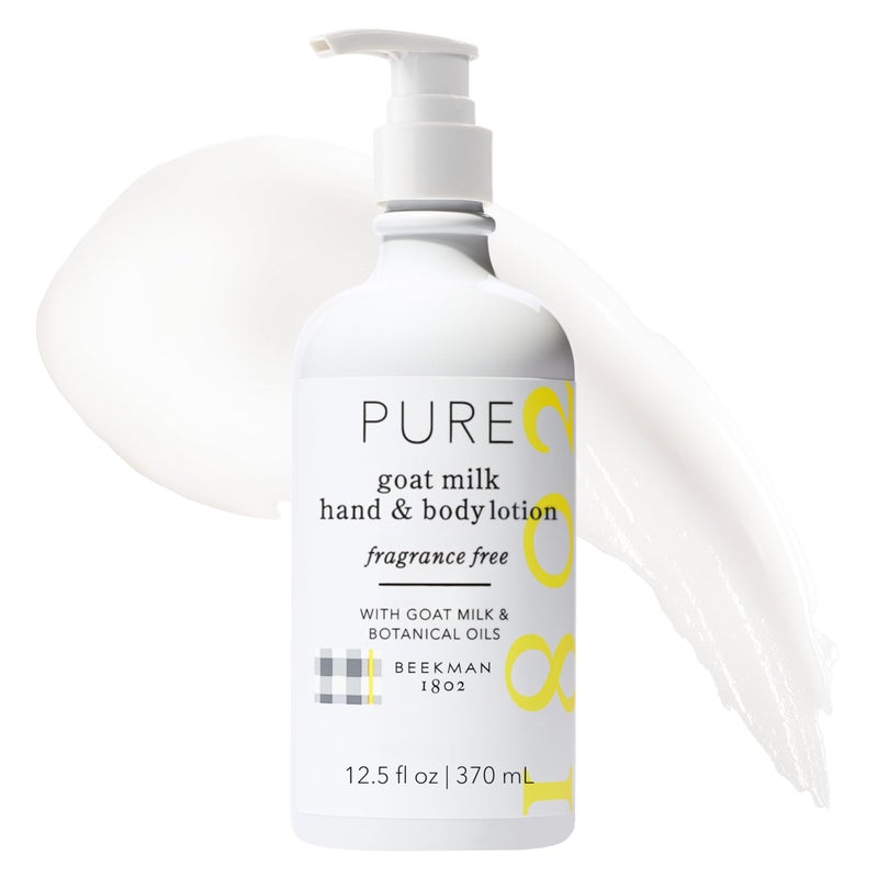 Beekman 1802 Goat Milk Lotion - Hydrates, & Softens Dry Skin, Body and Hand Lotion - With Shea Butter & Jojoba Oil - Lightweight, Non-Greasy, Cruelty-Free - Image 1