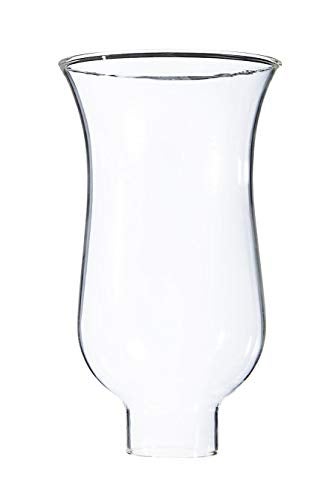B&P Lamp® 1 5/8" X 6 1/2" Clear Hurricane Shade - Image 1