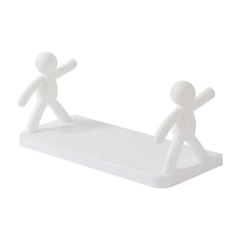 Cartoon Figure Wall Shelf, No-drill Bathroom Organizer - Image 5