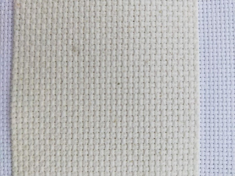 KCS 59" x 1 Yard 14ct Counted Cotton Aida Cloth Cross Stitch Fabric (Antique White) - Image 4