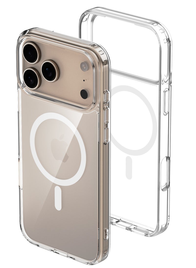 Grabit Case for iPhone 17 Pro Max, Clear Cover, [Military Grade Protection], [Upgraded iCrystal Anti-Yellowing Technology], Anti-Scratch, Camera Control Protective Cover, Ultra Slim Clear Case - Image 1