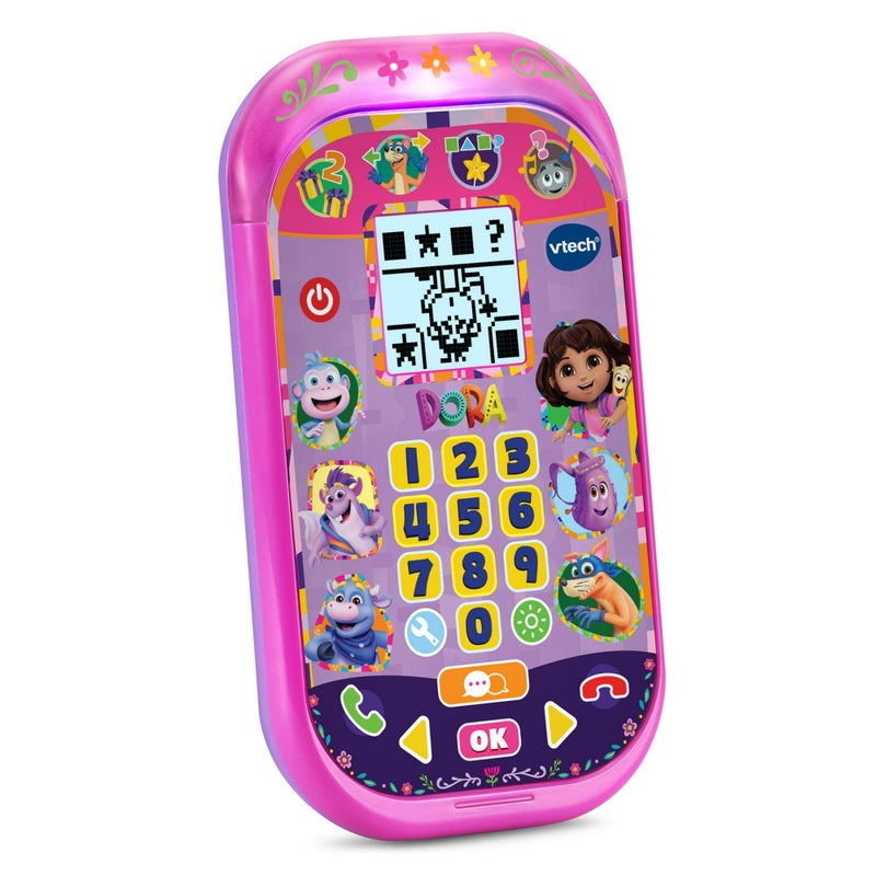 VTech Dora the Explorer Adventure Calls Learning Phone Toy - Image 2